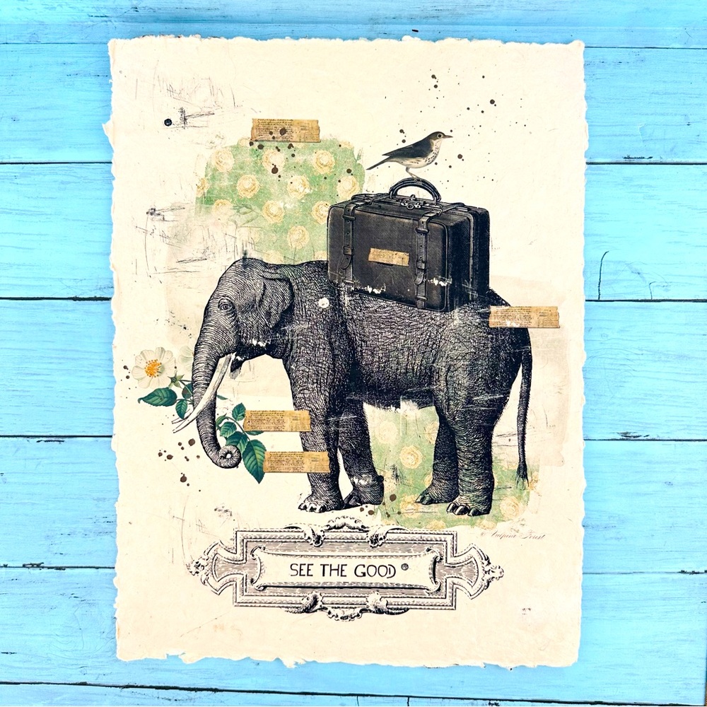 See The Good Vulpine Forest Éléphant Print